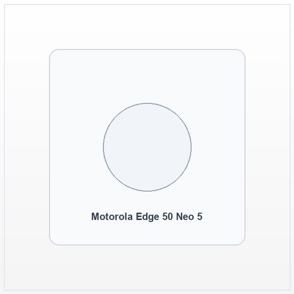 Smartphone Motorola Edge 50 Neo em cor Pantone com tela pOLED plana e lente teleobjetiva