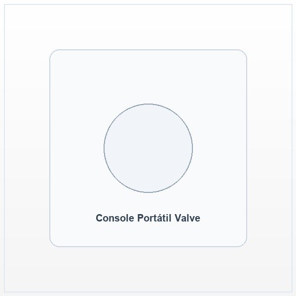 Console portátil Valve Steam Deck exibindo interface do SteamOS
