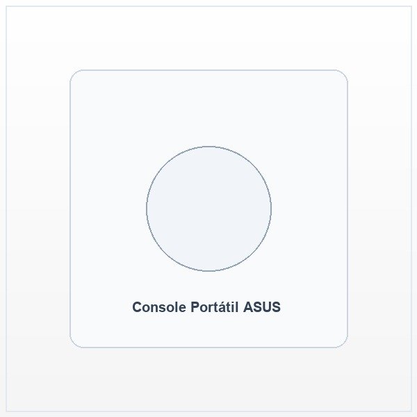 Console portátil ASUS ROG Ally Z1 Extreme em cor branca rodando jogo no Windows 11