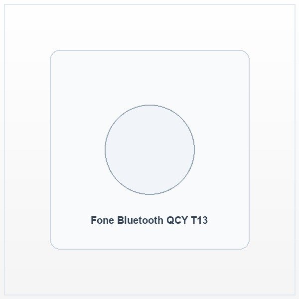 Fones de ouvido sem fio QCY T13 ANC brancos com estojo de carregamento