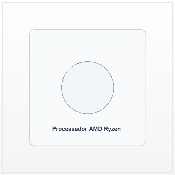 Processador AMD Ryzen 7 5700X3D com arquitetura 3D V-Cache para soquete AM4