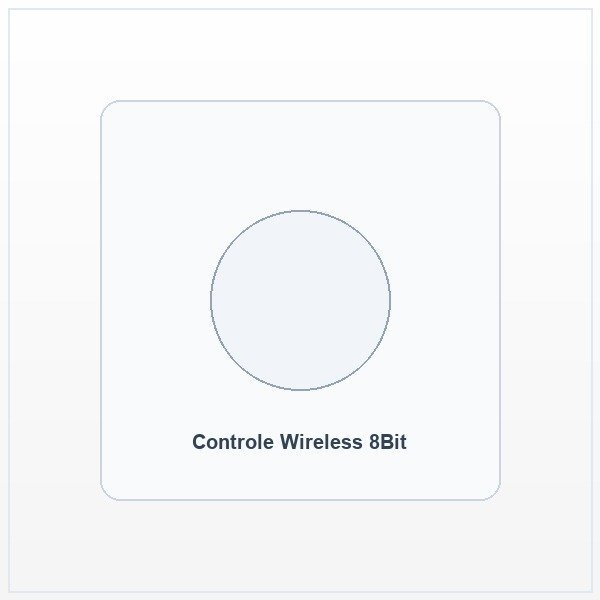 Controle 8BitDo Ultimate Wireless com dock de carregamento e analu00f3gicos Hall Effect