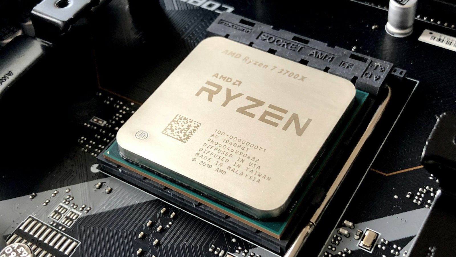 Fotografia de alta definição em estúdio referente ao artigo de tecnologia cpu