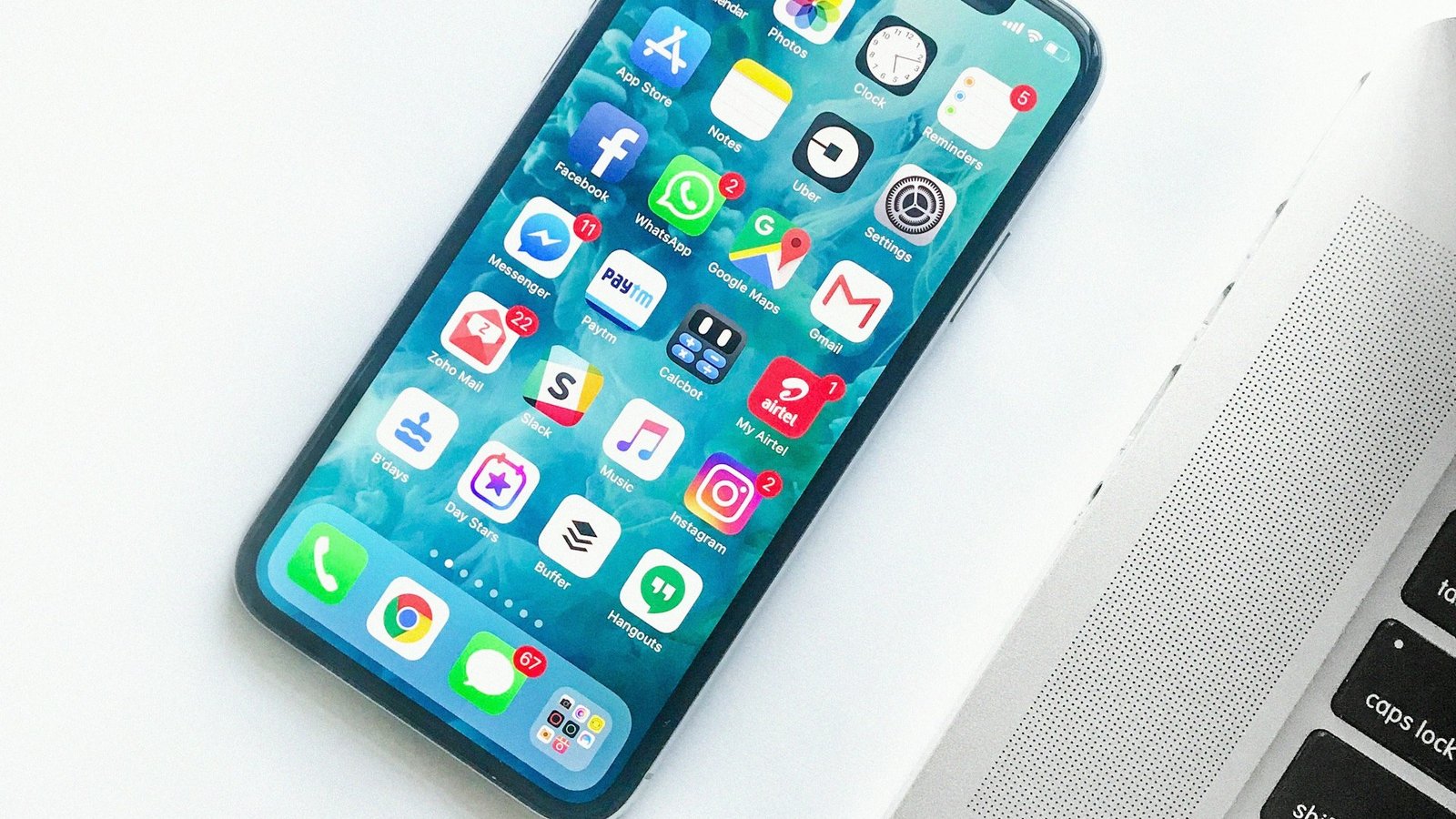 Fotografia de alta definição em estúdio referente ao artigo de tecnologia iphone