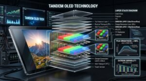 Por que as Telas Tandem OLED dos Novos Tablets e Notebooks Reduzem o Risco de Burn-in?